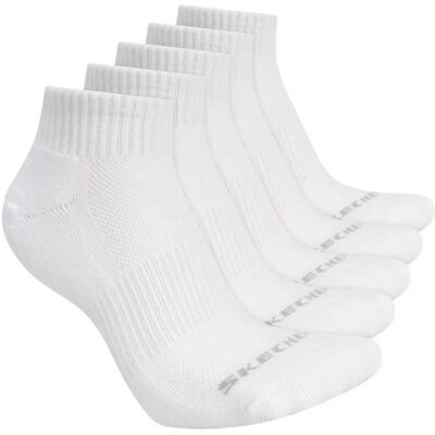 Skechers, Unisexe, Baskets, 5pk Unisex 1/2 Terry Qtr Crew, Multicolore, (40) - Publicité Skechers, Unisexe, Baskets, 5pk Unisex 1/2 Terry Qtr Crew, Multicolore, (40) - Publicité