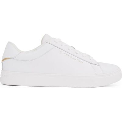 Tommy Hilfiger Femmes, Baskets, Essential Court Sneaker, Blanc, (40) - Publicité Tommy Hilfiger Femmes, Baskets, Essential Court Sneaker, Blanc, (40) - Publicité