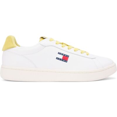 Tommy Hilfiger Hommes, Baskets, ARCHIVE '98, Jaune, Beige, (44) - Publicité Tommy Hilfiger Hommes, Baskets, ARCHIVE '98, Jaune, Beige, (44) - Publicité
