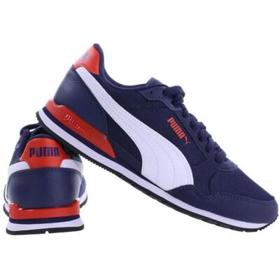 Puma, Garçons, Baskets, Runner Mesh Schuhe, Bleu, (36) - Publicité Puma, Garçons, Baskets, Runner Mesh Schuhe, Bleu, (36) - Publicité
