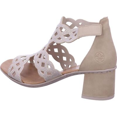 Rieker, Femmes, Sandales, 64773 61 Sandal, Beige, (42) - Publicité Rieker, Femmes, Sandales, 64773 61 Sandal, Beige, (42) - Publicité