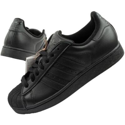 Adidas, Hommes, Baskets, Superstar II Herren-Sneaker aus Leder, Noir, (41 1/3) - Publicité Adidas, Hommes, Baskets, Superstar II Herren-Sneaker aus Leder, Noir, (41 1/3) - Publicité