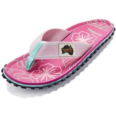 Gumbies, Femmes, Tongs, Tongs pour femmes « Islander Blush Hibiscus », Multicolore, (37) - Publicité Gumbies, Femmes, Tongs, Tongs pour femmes « Islander Blush Hibiscus », Multicolore, (37) - Publicité