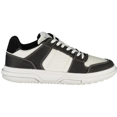 Tommy Hilfiger Hommes, Baskets, Nero Polyurethane Men Sneaker, Noir, (41) - Publicité Tommy Hilfiger Hommes, Baskets, Nero Polyurethane Men Sneaker, Noir, (41) - Publicité