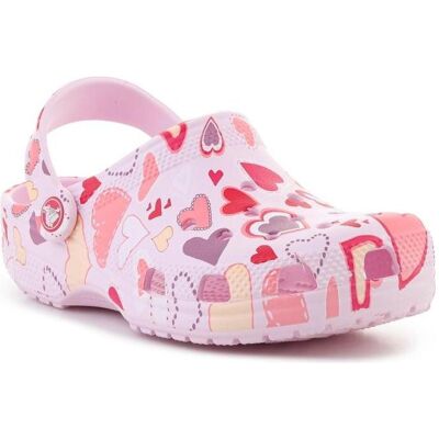 Crocs Filles, Chaussons, classic vday clog kids, Pink, (37) - Publicité Crocs Filles, Chaussons, classic vday clog kids, Pink, (37) - Publicité