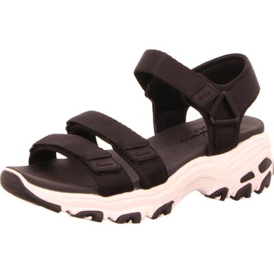 Skechers, Femmes, Sandales, D'Lites - Fresh Catch, Noir, (38) - Publicité Skechers, Femmes, Sandales, D'Lites - Fresh Catch, Noir, (38) - Publicité