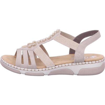 Rieker, Femmes, Sandales, 66201-62, Beige, (41) - Publicité Rieker, Femmes, Sandales, 66201-62, Beige, (41) - Publicité