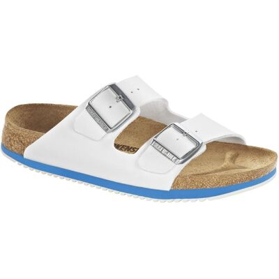 Birkenstock, Femmes, Sandales, Arizona SL, Blanc, (37) - Publicité Birkenstock, Femmes, Sandales, Arizona SL, Blanc, (37) - Publicité