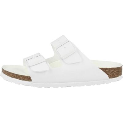 Birkenstock, Unisexe, Sandales, Arizona, Blanc, (41) - Publicité Birkenstock, Unisexe, Sandales, Arizona, Blanc, (41) - Publicité