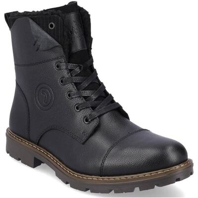 Rieker, Hommes, Bottes, Lederstiefel mit Wollisolierung, schwarz, Noir, (41) - Publicité Rieker, Hommes, Bottes, Lederstiefel mit Wollisolierung, schwarz, Noir, (41) - Publicité