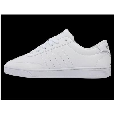 K-Swiss, Hommes, Baskets, Baskets Court Balboa Syn, Blanc, (46) - Publicité K-Swiss, Hommes, Baskets, Baskets Court Balboa Syn, Blanc, (46) - Publicité