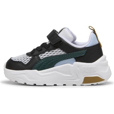 Puma, Garçons, Baskets, Trinity 2 LT Run Fun AC+ Inf, Vert, Blanc, (24) - Publicité Puma, Garçons, Baskets, Trinity 2 LT Run Fun AC+ Inf, Vert, Blanc, (24) - Publicité