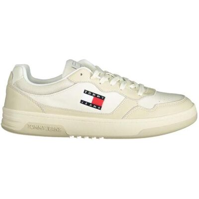 Tommy Hilfiger Hommes, Baskets, Beige Polyethylene Men Sneaker, Beige, (42) - Publicité Tommy Hilfiger Hommes, Baskets, Beige Polyethylene Men Sneaker, Beige, (42) - Publicité