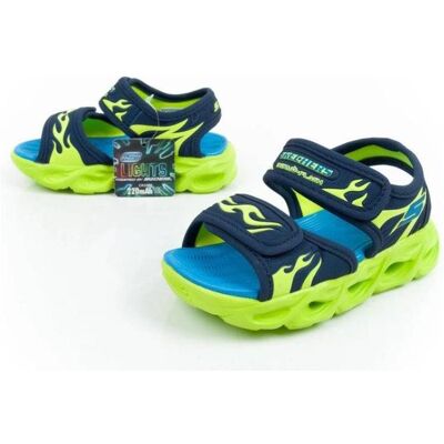 Skechers, Filles, Sandales, Sandalen, Bleu, (21) - Publicité Skechers, Filles, Sandales, Sandalen, Bleu, (21) - Publicité