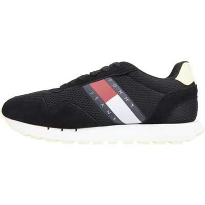 Tommy Hilfiger Hommes, Baskets, Tommy Jeans Retro Ru EM0EM01172 MSA 44, Vert, (44) - Publicité Tommy Hilfiger Hommes, Baskets, Tommy Jeans Retro Ru EM0EM01172 MSA 44, Vert, (44) - Publicité