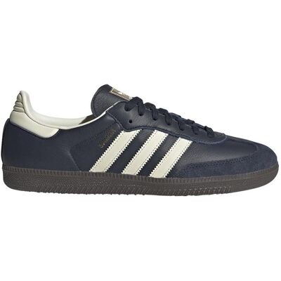 Adidas, Hommes, Baskets, Samba Og, Bleu, Blanc, Gris, (37 1/3) - Publicité Adidas, Hommes, Baskets, Samba Og, Bleu, Blanc, Gris, (37 1/3) - Publicité