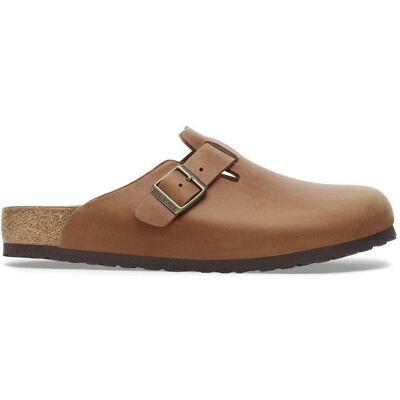 Birkenstock, Unisexe, Sandales, Boston LEOI Cognac (1028179), Marron, (36) - Publicité Birkenstock, Unisexe, Sandales, Boston LEOI Cognac (1028179), Marron, (36) - Publicité