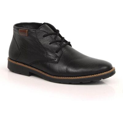 Rieker, Hommes, Bottes, Mit Schafwolle isolierte Lederstiefel, Noir, (41) - Publicité Rieker, Hommes, Bottes, Mit Schafwolle isolierte Lederstiefel, Noir, (41) - Publicité