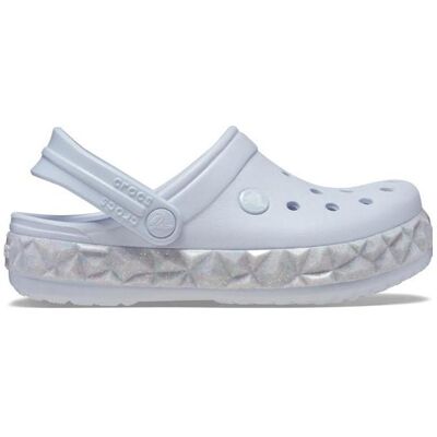 Crocs Unisexe, Chaussons, K's Crocband GeomGltrBand Clog, Violet, (30) - Publicité Crocs Unisexe, Chaussons, K's Crocband GeomGltrBand Clog, Violet, (30) - Publicité