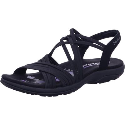Skechers, Femmes, Sandales, Reggae, Noir, (39) - Publicité Skechers, Femmes, Sandales, Reggae, Noir, (39) - Publicité