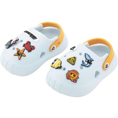 Cressi, Unisexe, Tongs, Jelly Kid Clogs, Multicolore, Orange, Bleu, (31) - Publicité Cressi, Unisexe, Tongs, Jelly Kid Clogs, Multicolore, Orange, Bleu, (31) - Publicité