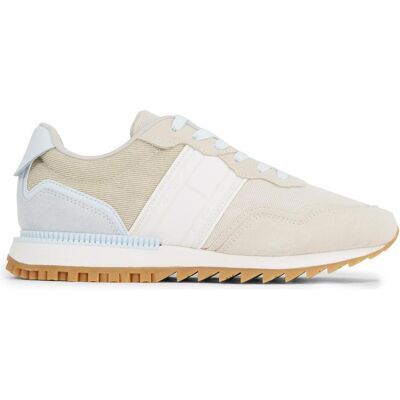 Tommy Hilfiger Femmes, Baskets, Tjw Retro Runner Femmes, Beige, (39) - Publicité Tommy Hilfiger Femmes, Baskets, Tjw Retro Runner Femmes, Beige, (39) - Publicité