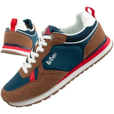 Lee Cooper, Hommes, Baskets, Chaussures de sport pour hommes, Bleu, Marron, (42) - Publicité Lee Cooper, Hommes, Baskets, Chaussures de sport pour hommes, Bleu, Marron, (42) - Publicité