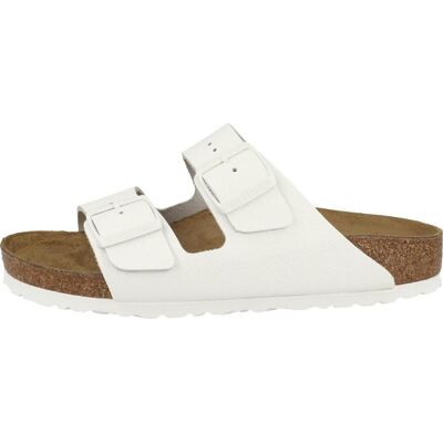 Birkenstock, Femmes, Sandales, Arizona cuir naturel étroit - 64061, Blanc, (42) - Publicité Birkenstock, Femmes, Sandales, Arizona cuir naturel étroit - 64061, Blanc, (42) - Publicité