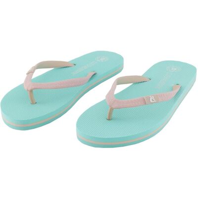 Cressi, Femmes, Tongs, St Tropez Lady Flip-Flops, Turquoise, Rose, (37, 38) - Publicité Cressi, Femmes, Tongs, St Tropez Lady Flip-Flops, Turquoise, Rose, (37, 38) - Publicité