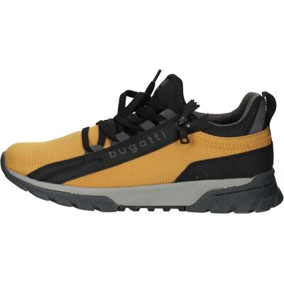 Bugatti, Hommes, Baskets, Sneaker, Orange, Jaune, Noir, (43) - Publicité Bugatti, Hommes, Baskets, Sneaker, Orange, Jaune, Noir, (43) - Publicité