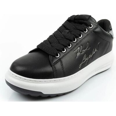 Karl Lagerfeld, Hommes, Baskets, men's shoes sneakers Kapri natural leather black, Noir, (41) - Publicité Karl Lagerfeld, Hommes, Baskets, men's shoes sneakers Kapri natural leather black, Noir, (41) - Publicité