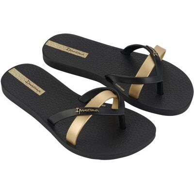 Ipanema, Filles, Tongs, Kirei Kids, Or, Noir, (30) - Publicité Ipanema, Filles, Tongs, Kirei Kids, Or, Noir, (30) - Publicité