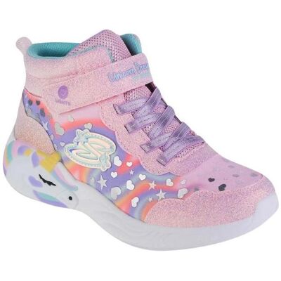 Skechers, Filles, Baskets, Lighted Unicorn Dreams Rêveur magique 302332L-LPMT - 36, Pink, (36) - Publicité Skechers, Filles, Baskets, Lighted Unicorn Dreams Rêveur magique 302332L-LPMT - 36, Pink, (36) - Publicité