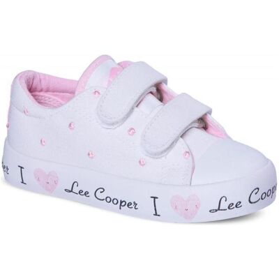 Lee Cooper, Garçons, Baskets, Kinderschuhe, Blanc, (23) - Publicité Lee Cooper, Garçons, Baskets, Kinderschuhe, Blanc, (23) - Publicité