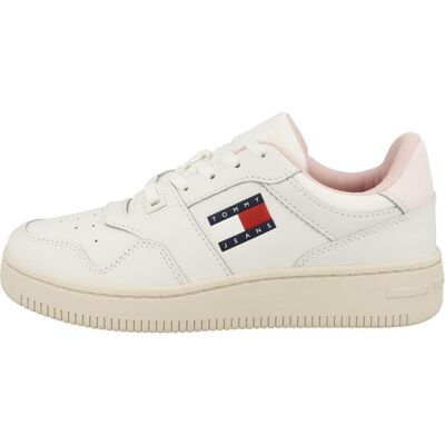 Tommy Hilfiger Femmes, Baskets, Tjw Retro Basket Ess, Rose, Blanc, (40) - Publicité Tommy Hilfiger Femmes, Baskets, Tjw Retro Basket Ess, Rose, Blanc, (40) - Publicité