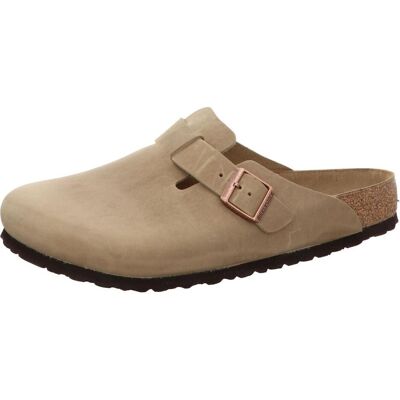 Birkenstock, Unisexe, Sandales, Boston Oiled Leather, Marron, (50) - Publicité Birkenstock, Unisexe, Sandales, Boston Oiled Leather, Marron, (50) - Publicité