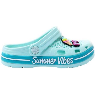Coqui, Unisexe, Chaussons, Sabots Lindo Jr 6423-409-4419, Bleu, Vert, Turquoise, (25) - Publicité Coqui, Unisexe, Chaussons, Sabots Lindo Jr 6423-409-4419, Bleu, Vert, Turquoise, (25) - Publicité