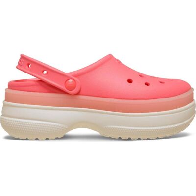 Crocs Unisexe, Chaussons, Classic Frosted Stacked Clog, Rose, (39) - Publicité Crocs Unisexe, Chaussons, Classic Frosted Stacked Clog, Rose, (39) - Publicité