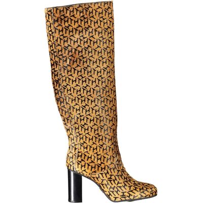 Tommy Hilfiger Femmes, Bottes, Bottes beiges pour Femme, Beige, (37) - Publicité Tommy Hilfiger Femmes, Bottes, Bottes beiges pour Femme, Beige, (37) - Publicité