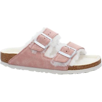 Birkenstock, Femmes, Sandales, Arizona étroit en peau de mouton, Pink, Rose, (41) - Publicité Birkenstock, Femmes, Sandales, Arizona étroit en peau de mouton, Pink, Rose, (41) - Publicité
