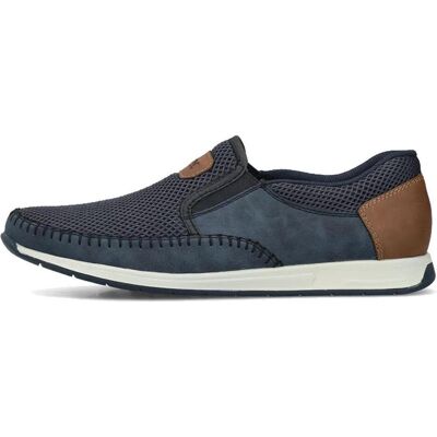 Rieker, Hommes, Derbies, Herren Slipper, Bleu, (45) - Publicité Rieker, Hommes, Derbies, Herren Slipper, Bleu, (45) - Publicité
