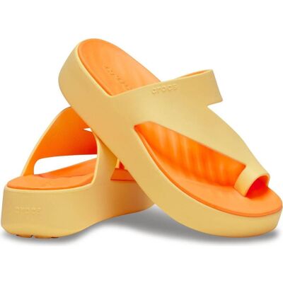 Crocs Femmes, Tongs, Getaway Plateau-Flip-Flops mit Zehenschlaufe, Orange, (41, 42) - Publicité Crocs Femmes, Tongs, Getaway Plateau-Flip-Flops mit Zehenschlaufe, Orange, (41, 42) - Publicité