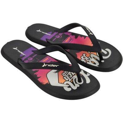 Rider, Hommes, Tongs, Flip-flops R1 Energy VII Ad M 83633AY964, Multicolore, Noir, (43) - Publicité Rider, Hommes, Tongs, Flip-flops R1 Energy VII Ad M 83633AY964, Multicolore, Noir, (43) - Publicité