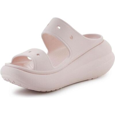 Crocs Femmes, Sandales, Classic Crush Sandal 207670-6UR -, Pink, (41, 42) - Publicité Crocs Femmes, Sandales, Classic Crush Sandal 207670-6UR -, Pink, (41, 42) - Publicité