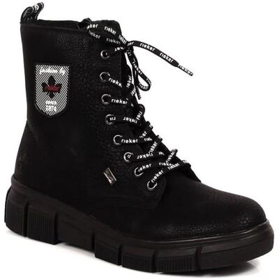 Rieker, Femmes, Bottes, Wasserdichte bequeme Stiefeletten, Noir, (41) - Publicité Rieker, Femmes, Bottes, Wasserdichte bequeme Stiefeletten, Noir, (41) - Publicité
