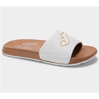 Joma, Femmes, Tongs, Slady Flip-Flops, Marron, Blanc, (40) - Publicité Joma, Femmes, Tongs, Slady Flip-Flops, Marron, Blanc, (40) - Publicité