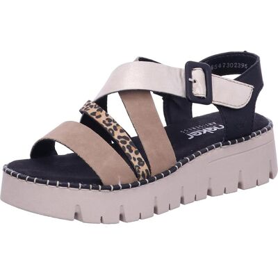 Rieker, Femmes, Sandales, V1063-90 Sandal, Beige, (36) - Publicité Rieker, Femmes, Sandales, V1063-90 Sandal, Beige, (36) - Publicité