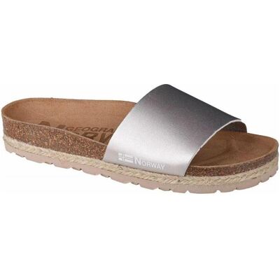 Geographical Norway, Femmes, Tongs, Sandalias Baja Verano GNW20406-26 Srebrne 37, Argent, (37) - Publicité Geographical Norway, Femmes, Tongs, Sandalias Baja Verano GNW20406-26 Srebrne 37, Argent, (37) - Publicité