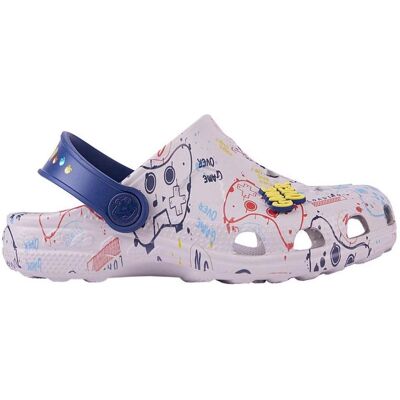 Coqui, Filles, Chaussons, Sabots Little Frog Game Over pour enfants gris 8701-249-3021 (23-24), Argent, Gris, (24) - Publicité Coqui, Filles, Chaussons, Sabots Little Frog Game Over pour enfants gris 8701-249-3021 (23-24), Argent, Gris, (24) - Publicité