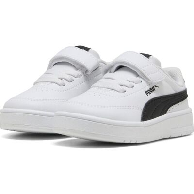 Puma, Unisexe, Baskets, Court Classic Clean AC+ Inf, Noir, Blanc, (24) - Publicité Puma, Unisexe, Baskets, Court Classic Clean AC+ Inf, Noir, Blanc, (24) - Publicité